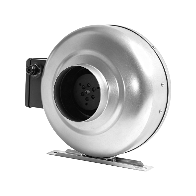 Ventilador de conducto en línea de CA con certificación CE y RoHS – 110 V/220 V de doble voltaje, diseño plug-and-play, bajo mantenimiento para circulación de aire de invernadero, enfriamiento de la sala del servidor y extracción de polvo