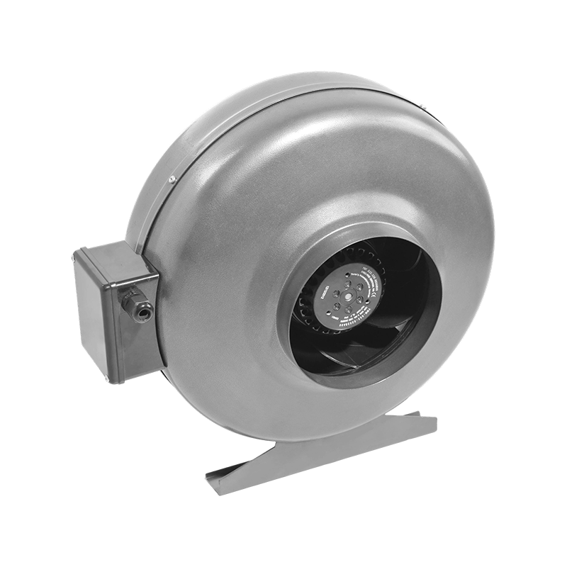 Ventilador de escape de conducto en línea de CA ultrasilencioso – bajo nivel de ruido de 28 dB, protección contra sobrecarga térmica, diseño compacto de montaje con brida para baño, cocina y ventilación residencial