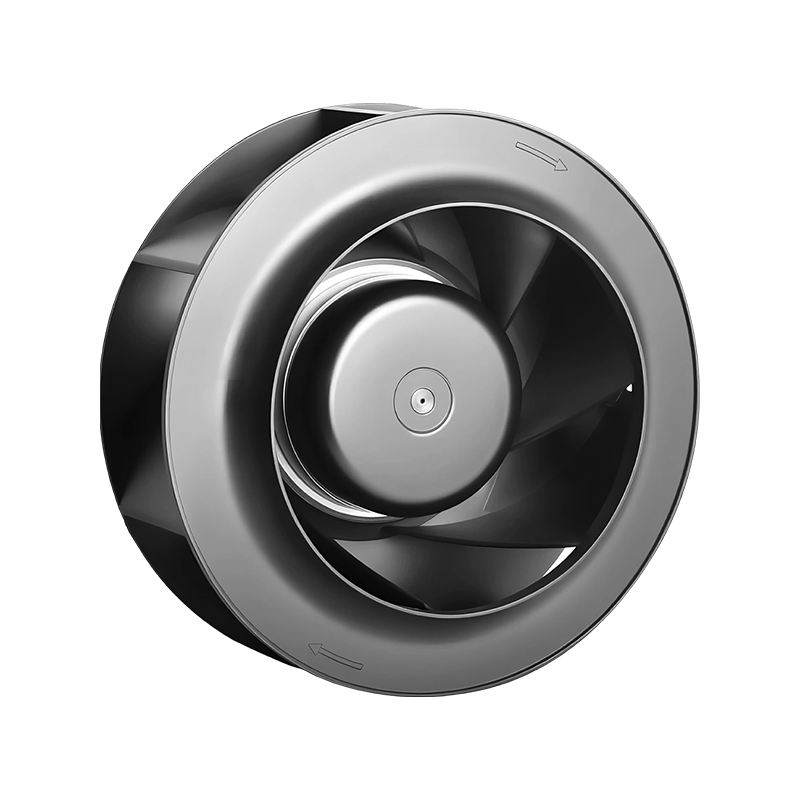 Ventilador de escape centrífugo de CC de alto flujo de aire – bobinado 100 % cobre, protección contra sobrevoltaje y polaridad inversa, ideal para estaciones de carga de vehículos eléctricos y marinos de ventilación portátil