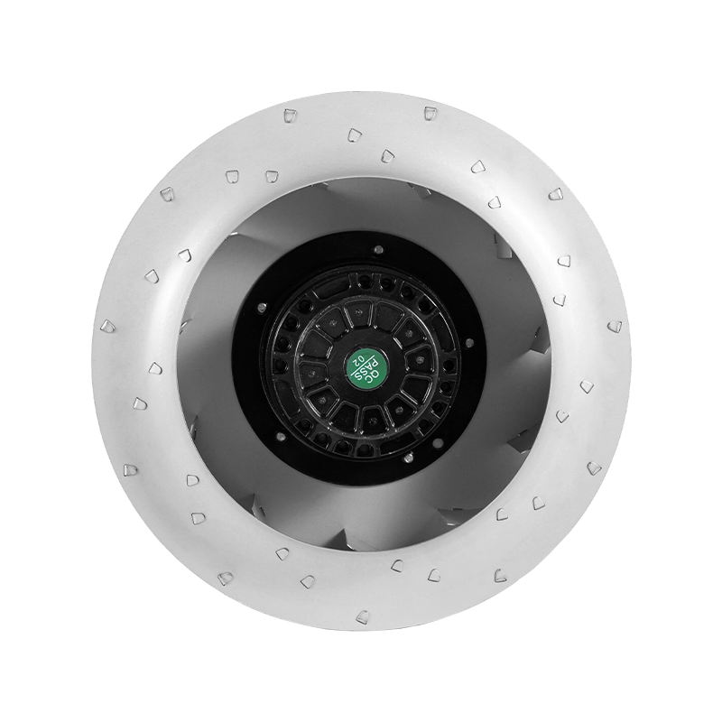 Ventilador centrífugo trasero de CA de metal duradero para filtrado a gran escala y FFU: intercambio de aire de alto rendimiento en entornos industriales
