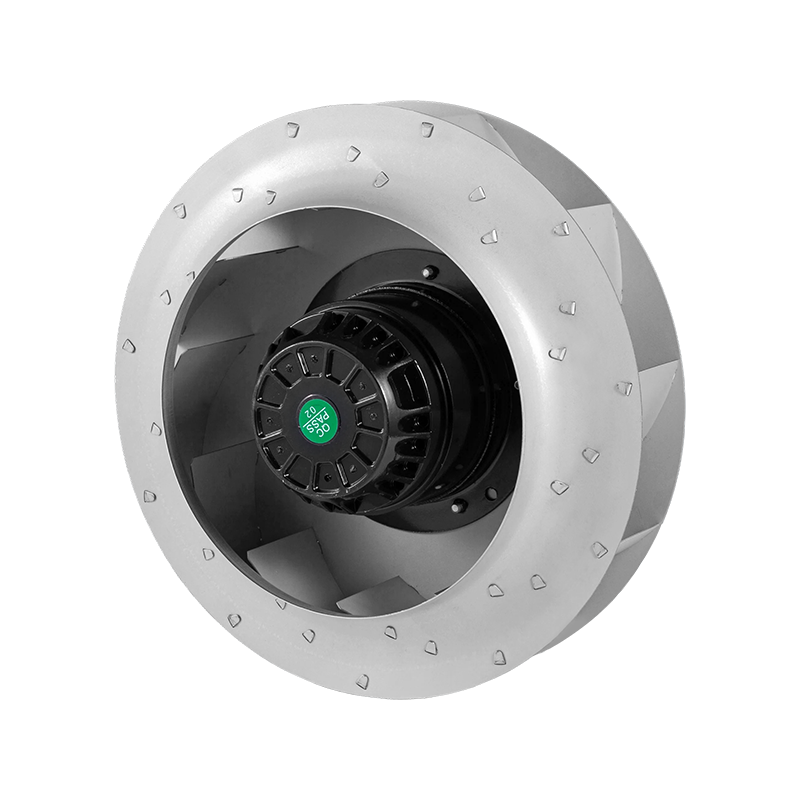 Ventilador centrífugo trasero de CA de metal duradero para filtrado a gran escala y FFU: intercambio de aire de alto rendimiento en entornos industriales