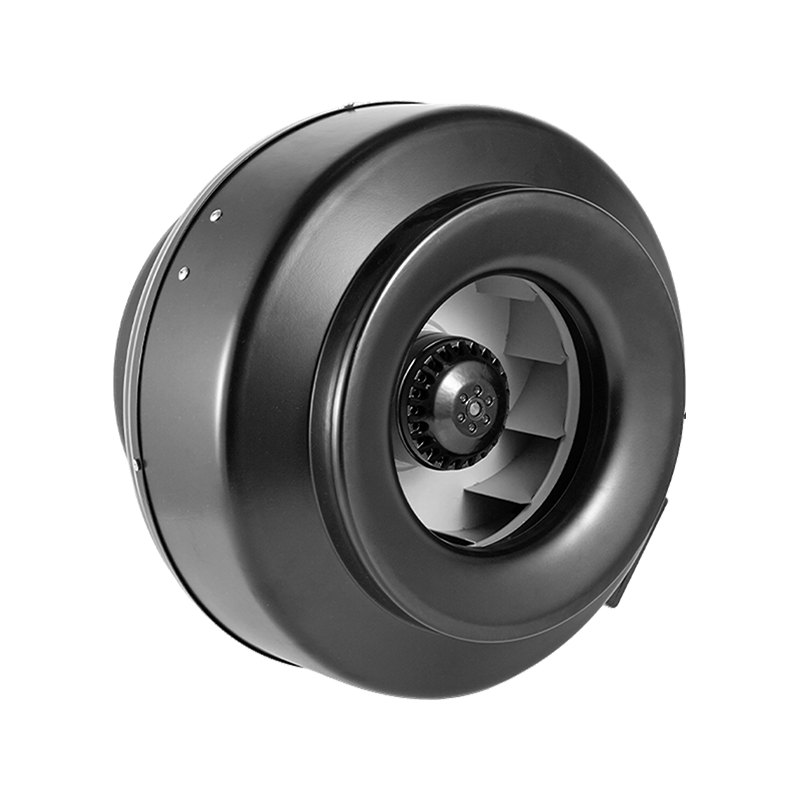 Ventilador elevador de conductos en línea de CA con controlador de velocidad variable – carcasa de acero galvanizado, impulsor de aluminio equilibrado para carpas de cultivo, hidroponía y escape para jardinería interior