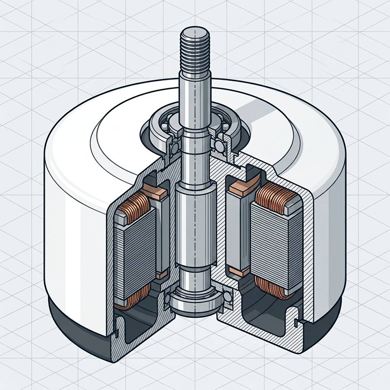 Motor BLDC de rotor externo de alta eficiencia – bastidor de 80 mm a 450 mm, 12 V/24 V/48 V/310 V CC, diseño ultracompacto para ventiladores axiales y centrífugos, aplicaciones de HVAC y refrigeración