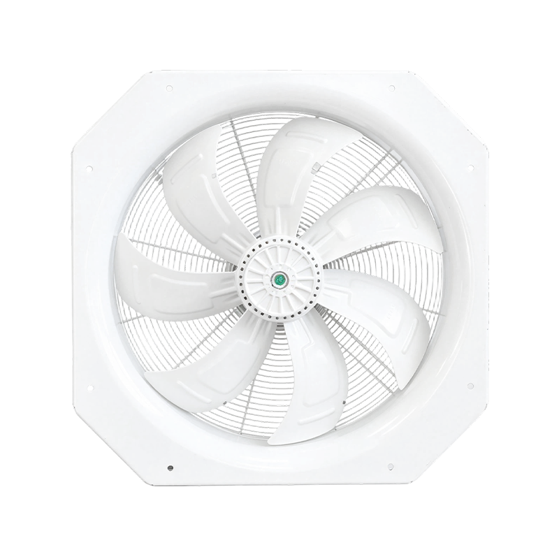 Ventilador axial de CA industrial de 800 mm con 7 aspas de metal y parrilla protectora - Ventilador de refrigeración con ventilación de alto flujo de aire