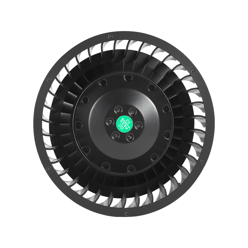 Soplador centrífugo curvo delantero de CA industrial con gran volumen de aire: solución de ventilación eficiente para ventiladores de techo y unidades HVAC
