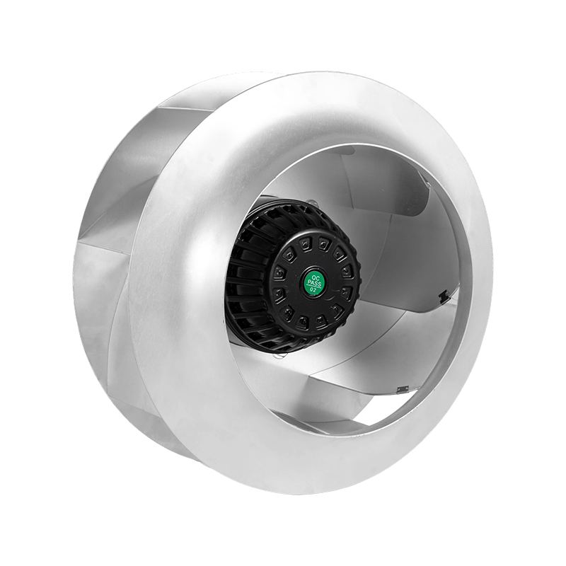 Ventilador centrífugo curvado hacia atrás de CA de alta presión para sistemas de purificación de aire y FFU: solución profesional de filtración de aire de bajo ruido