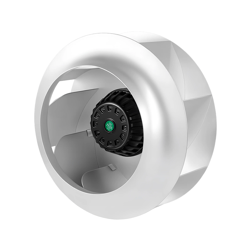 Ventilador centrífugo curvado hacia atrás de CA de alta presión para sistemas de purificación de aire y FFU: solución profesional de filtración de aire de bajo ruido